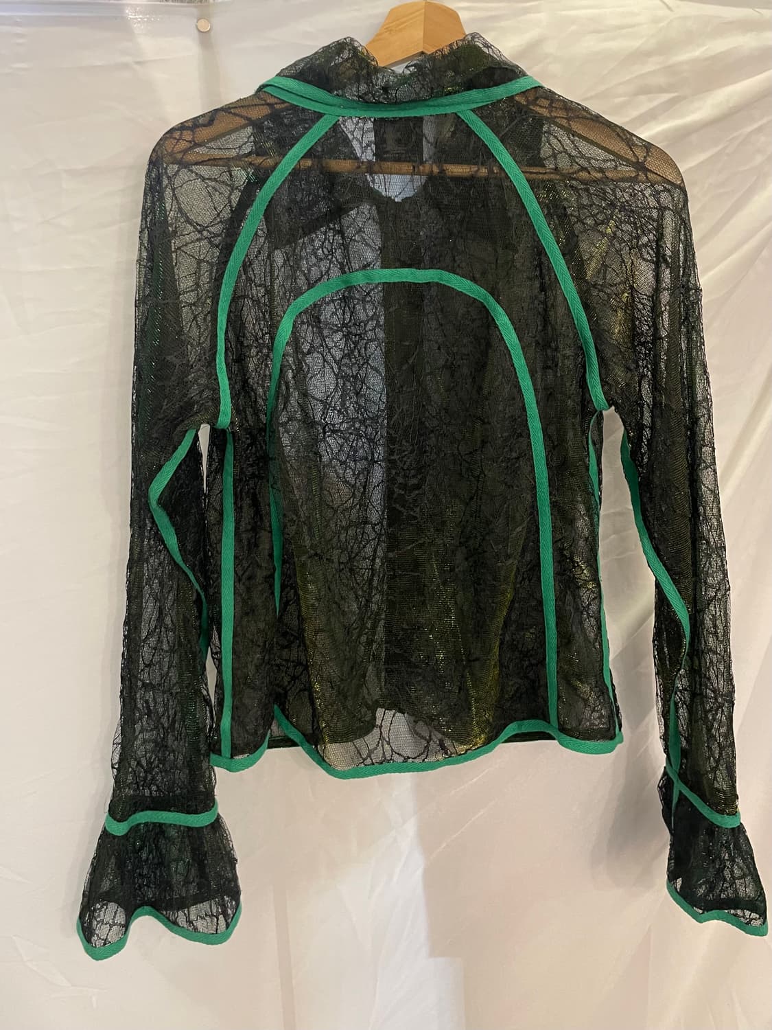 메쉬 레이스 블랙 자켓 m 상품이미지5