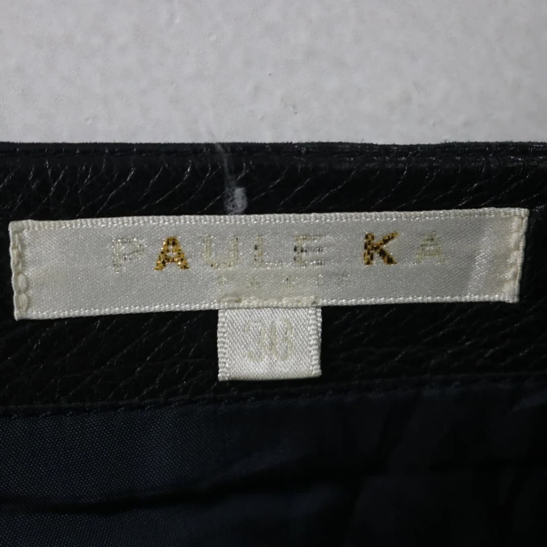 PAULE KA 페이크레더 스커트 60169 상품이미지3