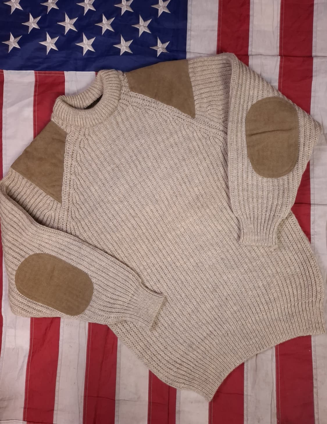 새제품 90's 오리지날 영국제조 Niffi 울 피션맨 니트 상품이미지1