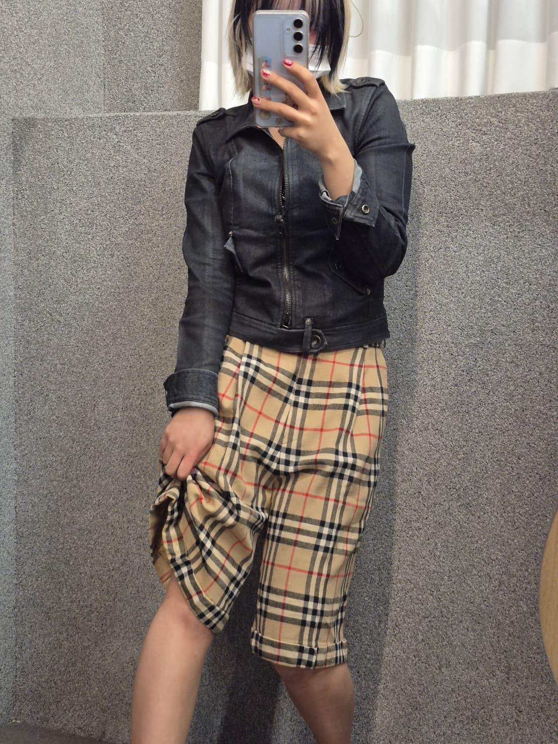 BERBURRY CHECK MIDI PANTS 상품이미지3