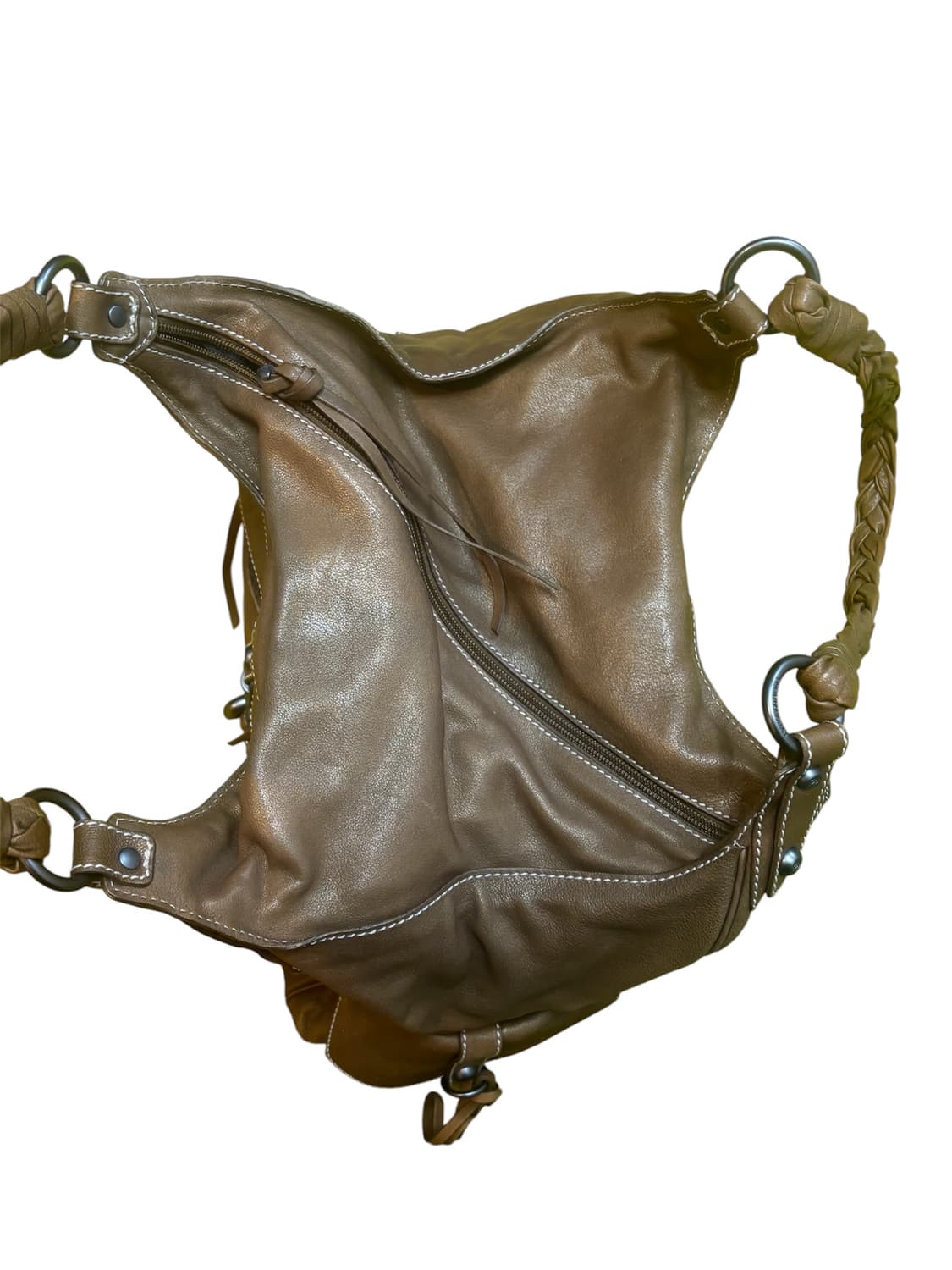 FRANCESCO BIASIA 빈티지 레더 숄더백 상품이미지9
