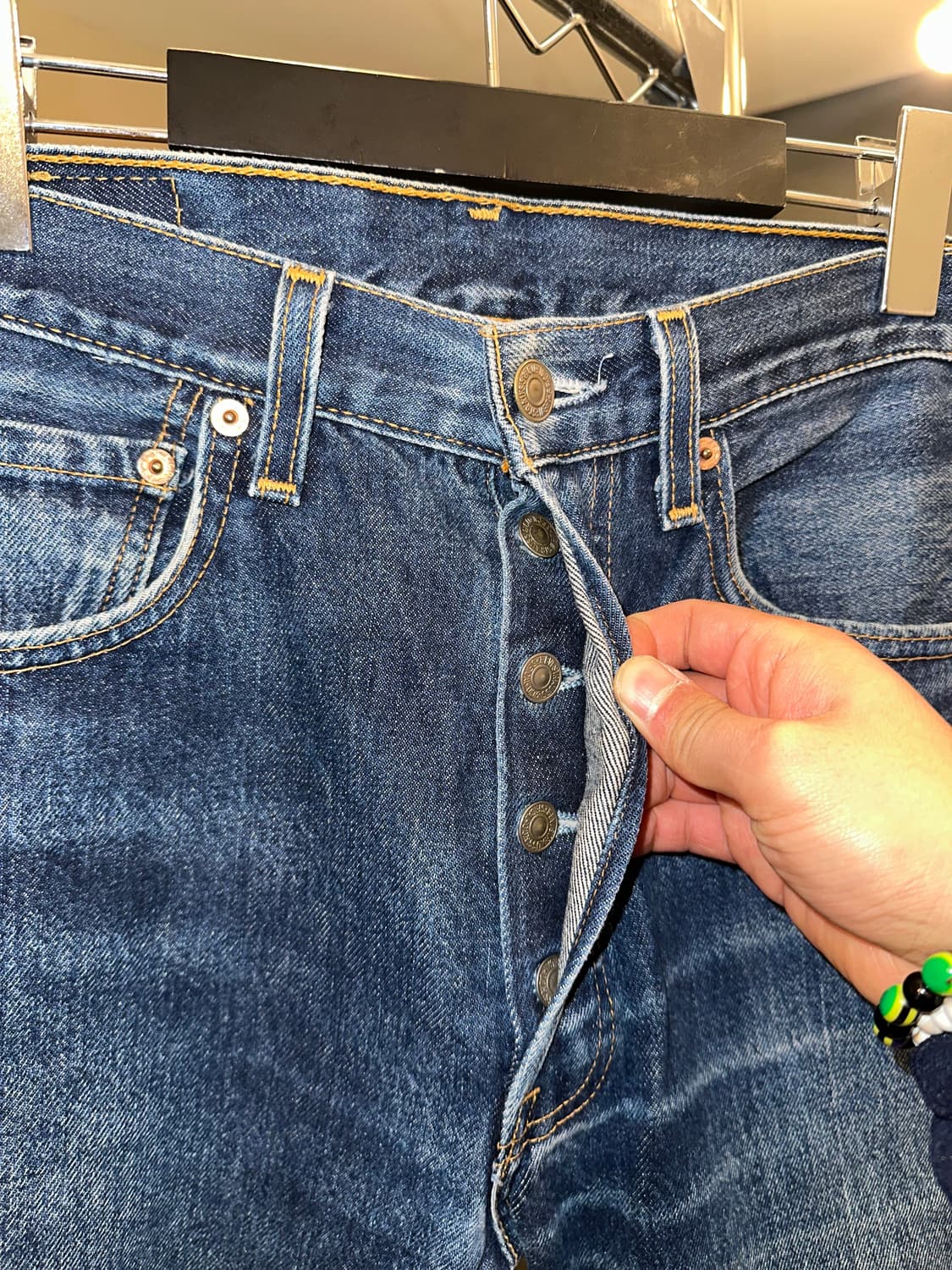 Early 00’s Levi’s 501 553 USA denim pant 상품이미지5