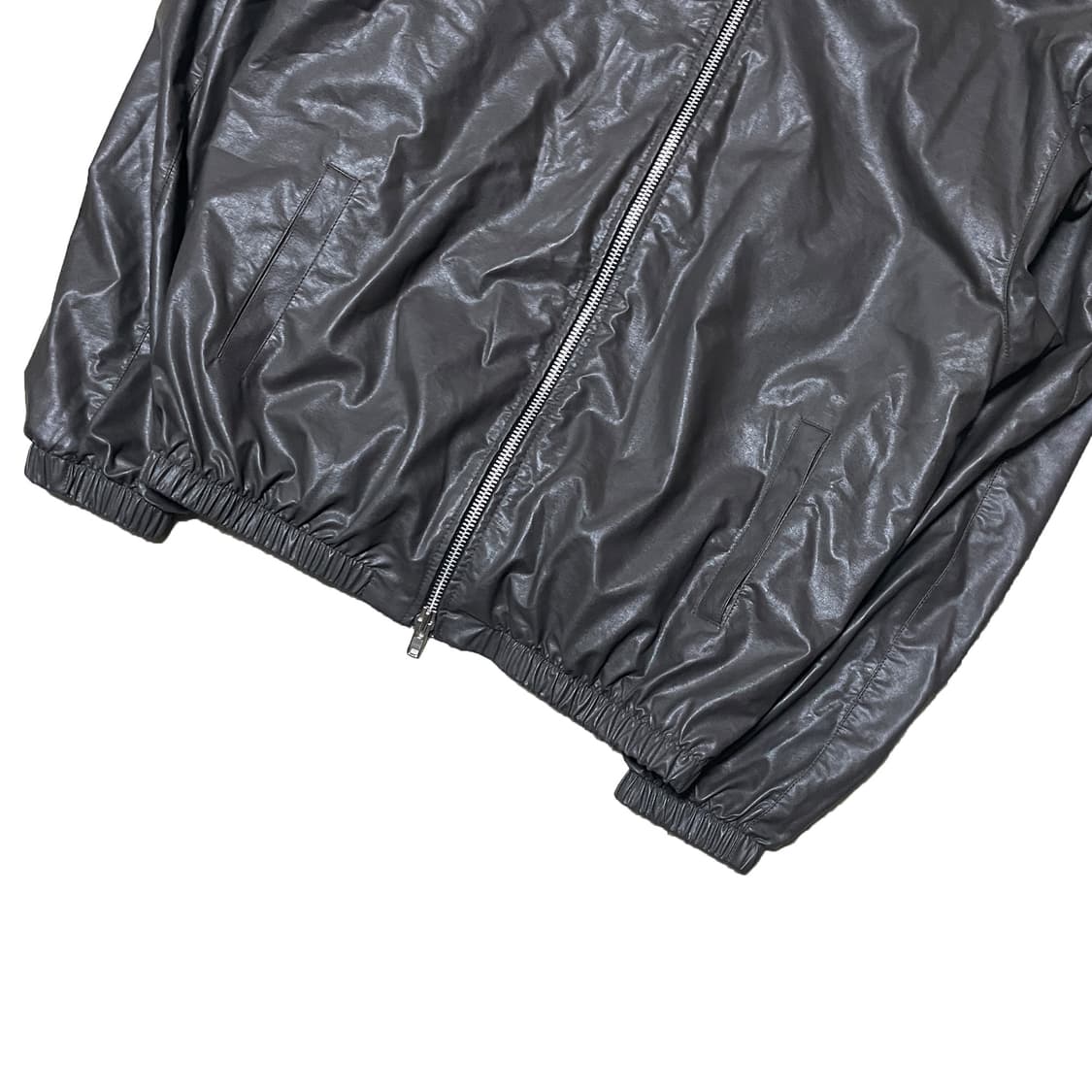 도프제이슨 비건레더 오버핏 바람막이 점퍼 상품이미지4