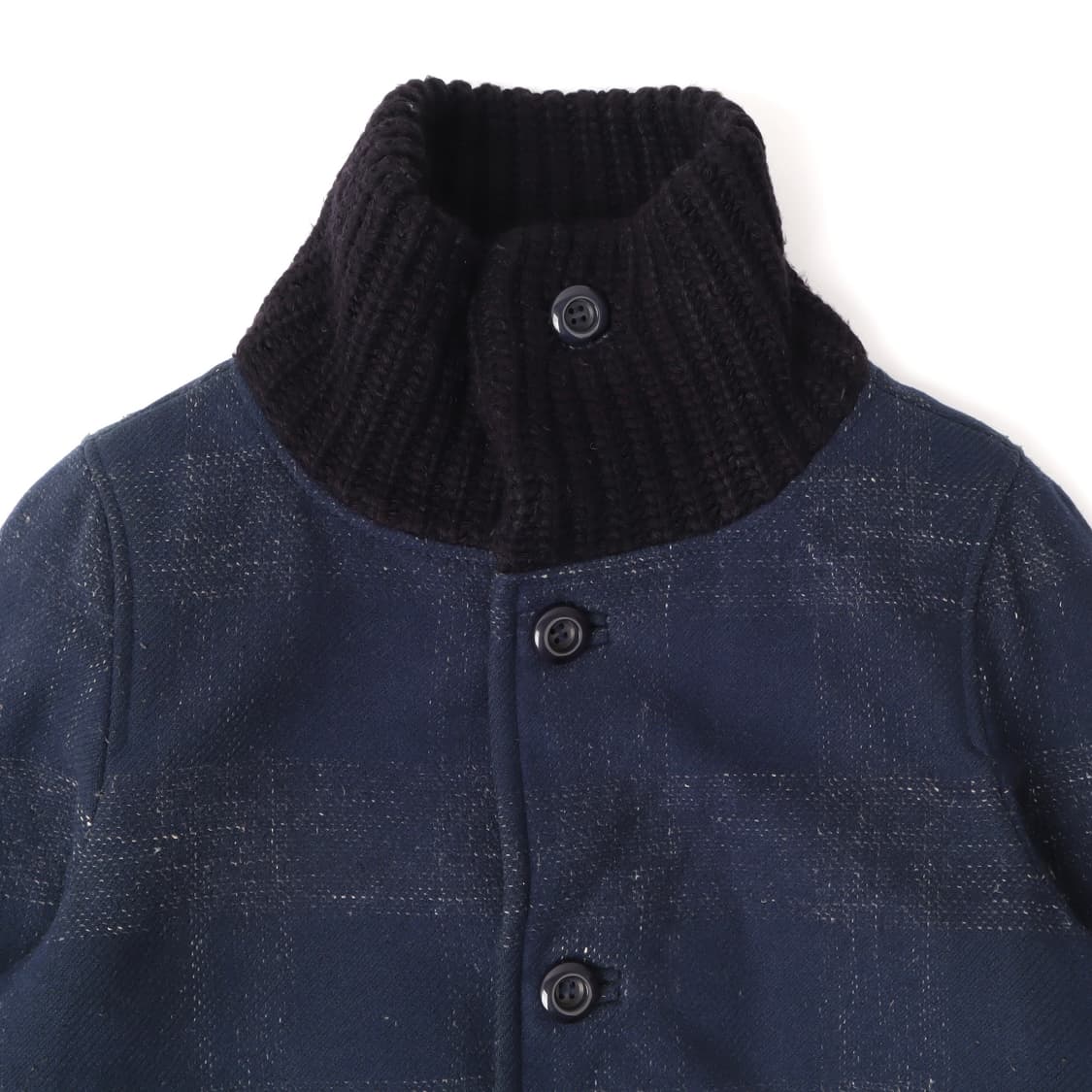 아페쎄 jp 체크 울 버튼 코트 자켓 상품이미지2