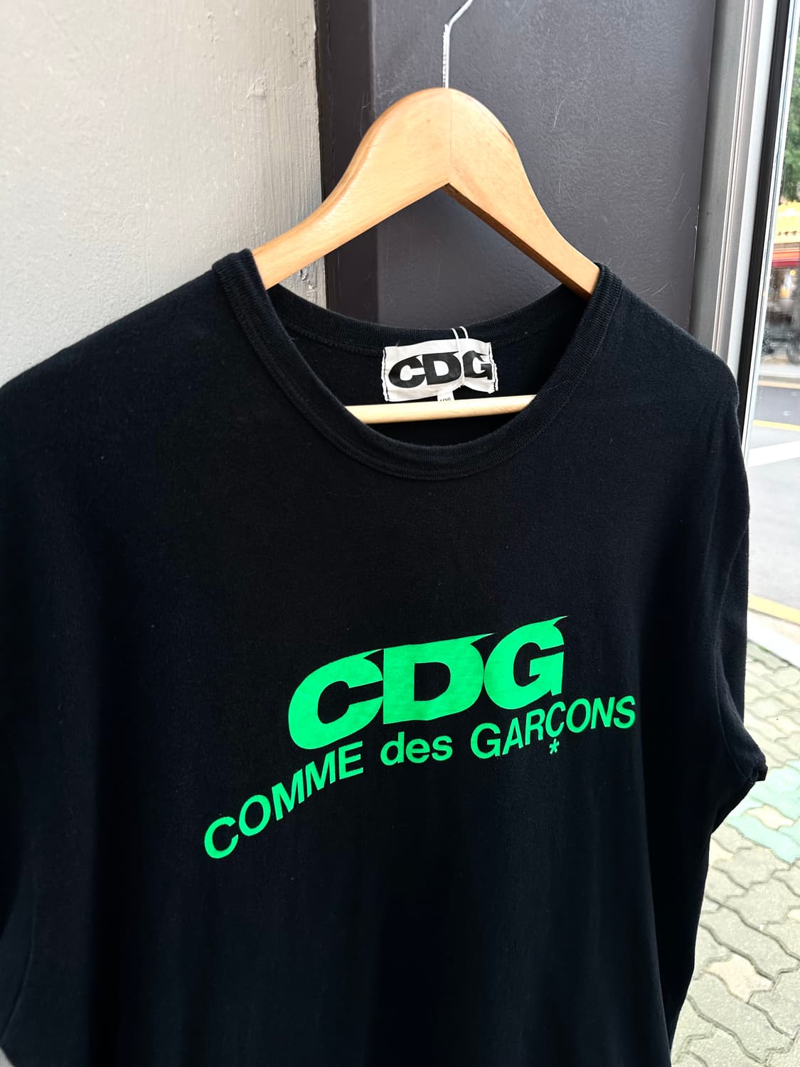 105/ 꼼데가르송 CDG 로고 라운드 반팔 상품이미지4