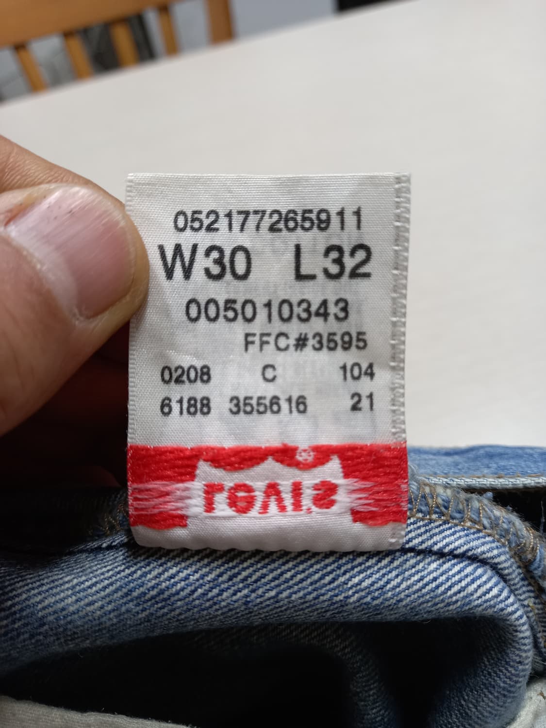 30 08's 리바이스501 Mexico 일자진 30-201 상품이미지10