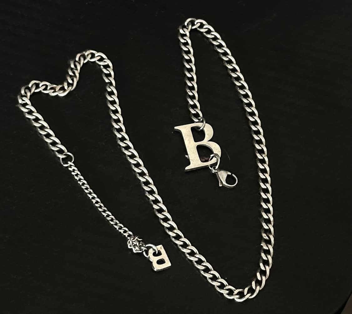 Odor 오도어 B 로고 목걸이 상품이미지1