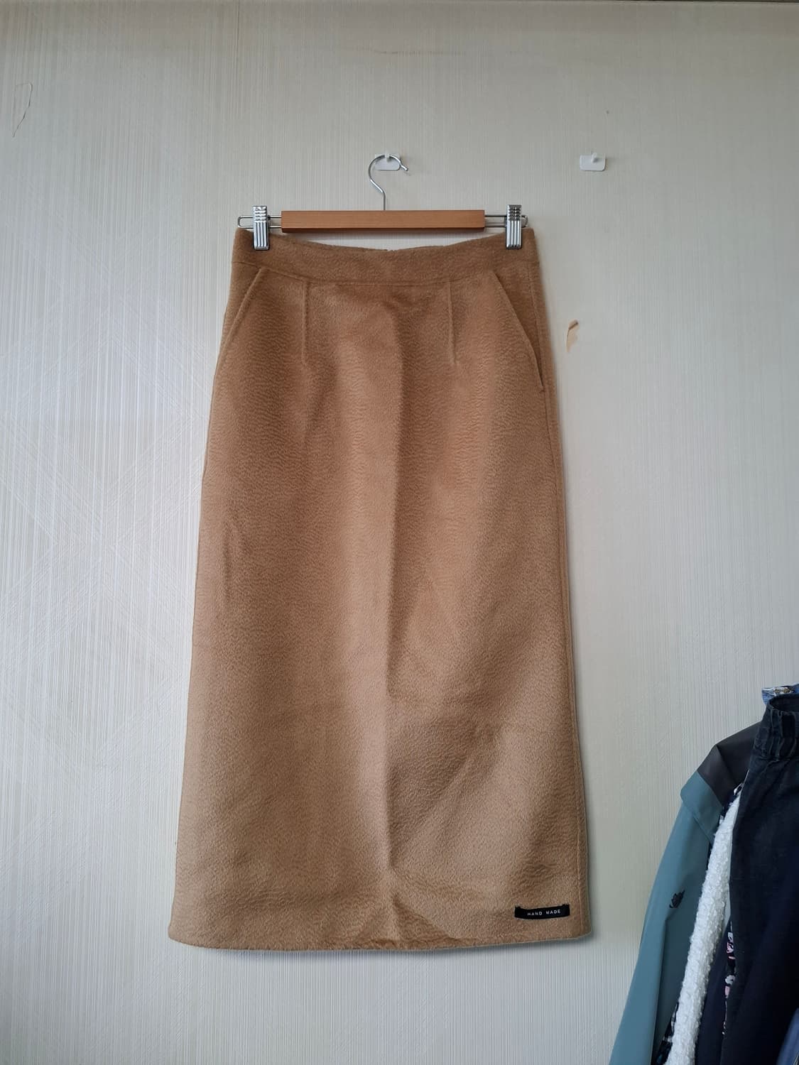 줄로그 새제품 울캐시 핸드메이드 롱스커트 상품이미지1