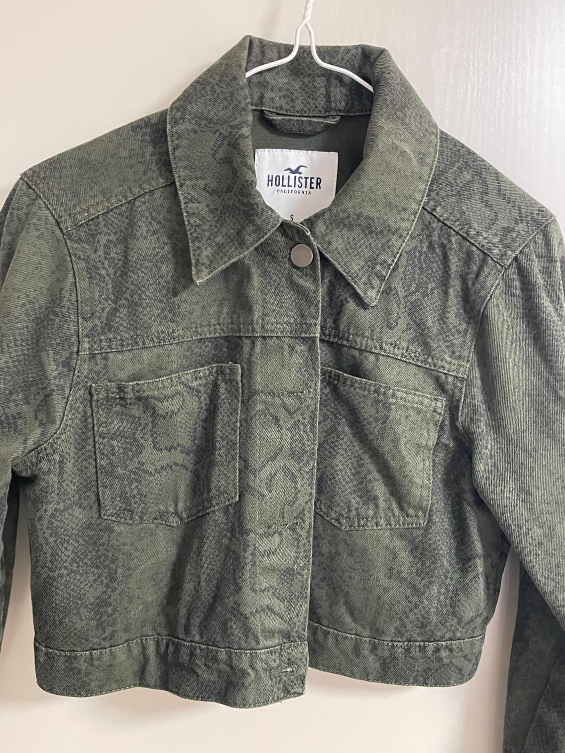 [국내미출시/미국판] 홀리스터 Patterned Crop Jacket 상품이미지1