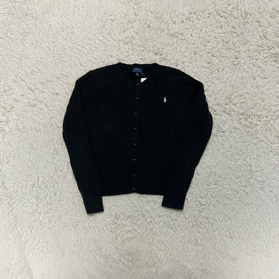 Polo Ralph Lauren Black Knit Cardigan 상품이미지4