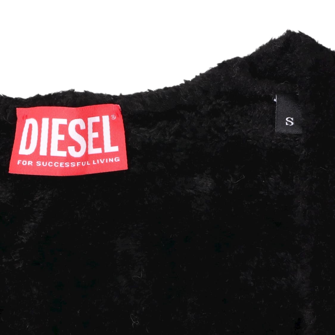 디젤 벨벳 실버로고 크롭 벨벳 니트 상품이미지8