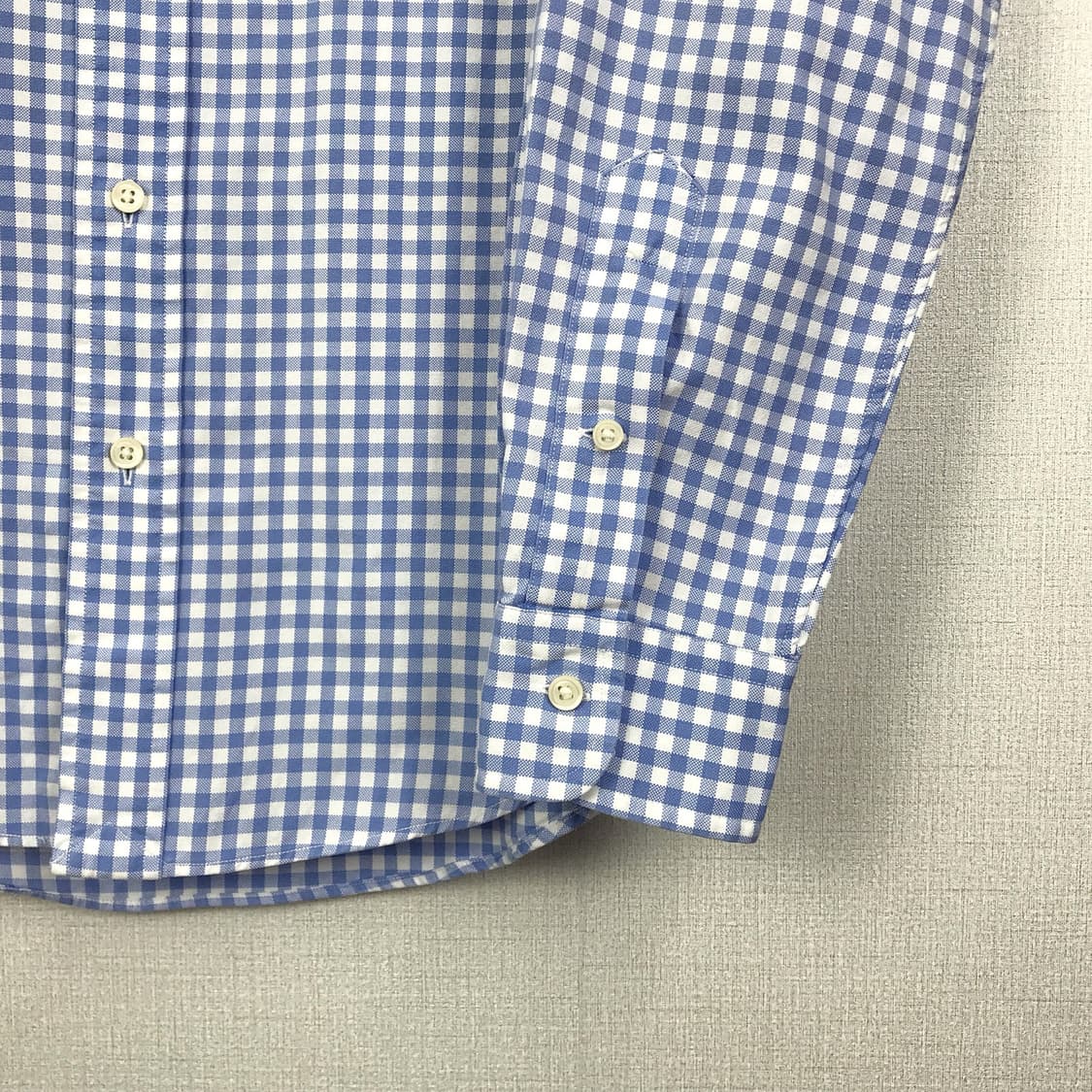폴로 랄프로렌 POLO 하늘색 깅엄 체크 셔츠 L (100) 상품이미지6