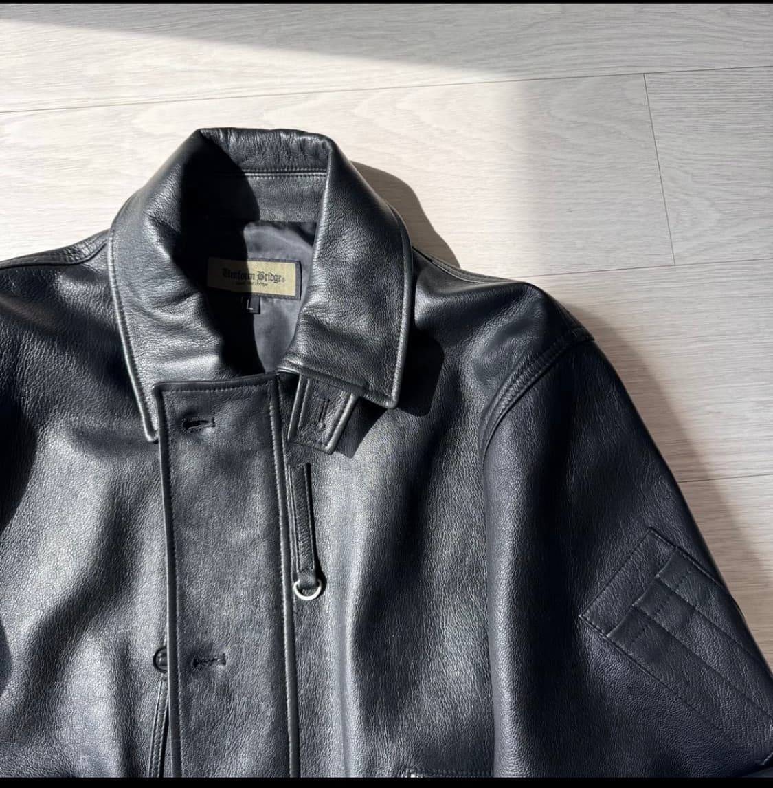 유니폼브릿지 MK3 램스킨 레더 자켓 상품이미지3