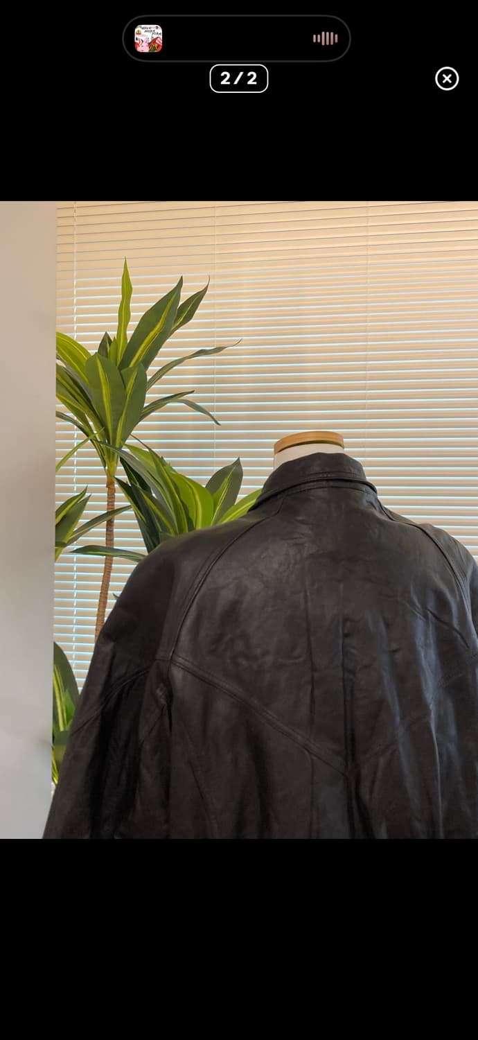 아메리칸 빈티지 가죽 봄버 자켓 상품이미지2