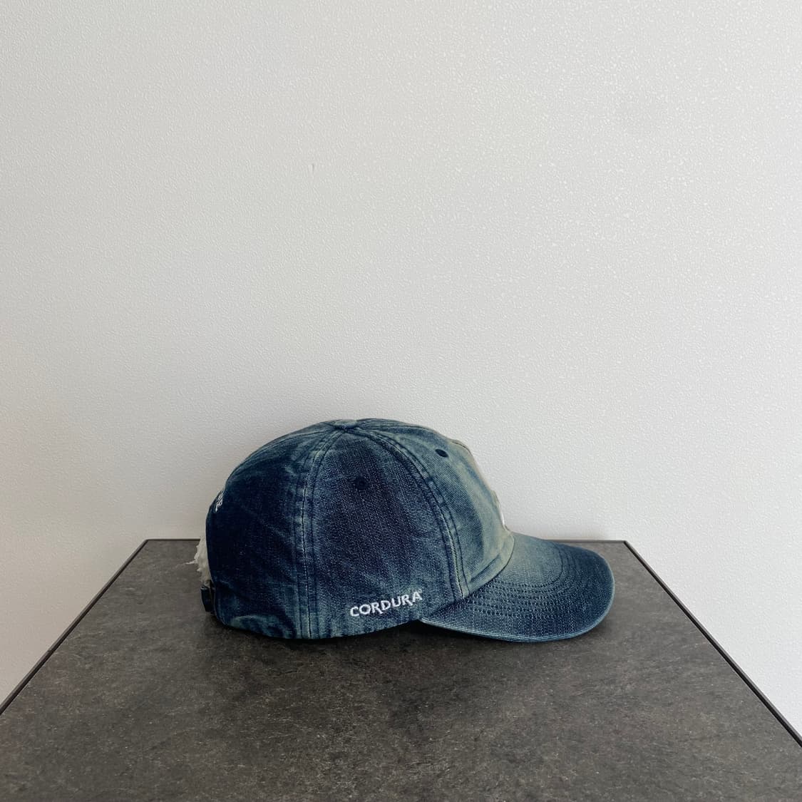 (OS) 슈프림 S로고 볼캡 모자 더티 데님 상품이미지3