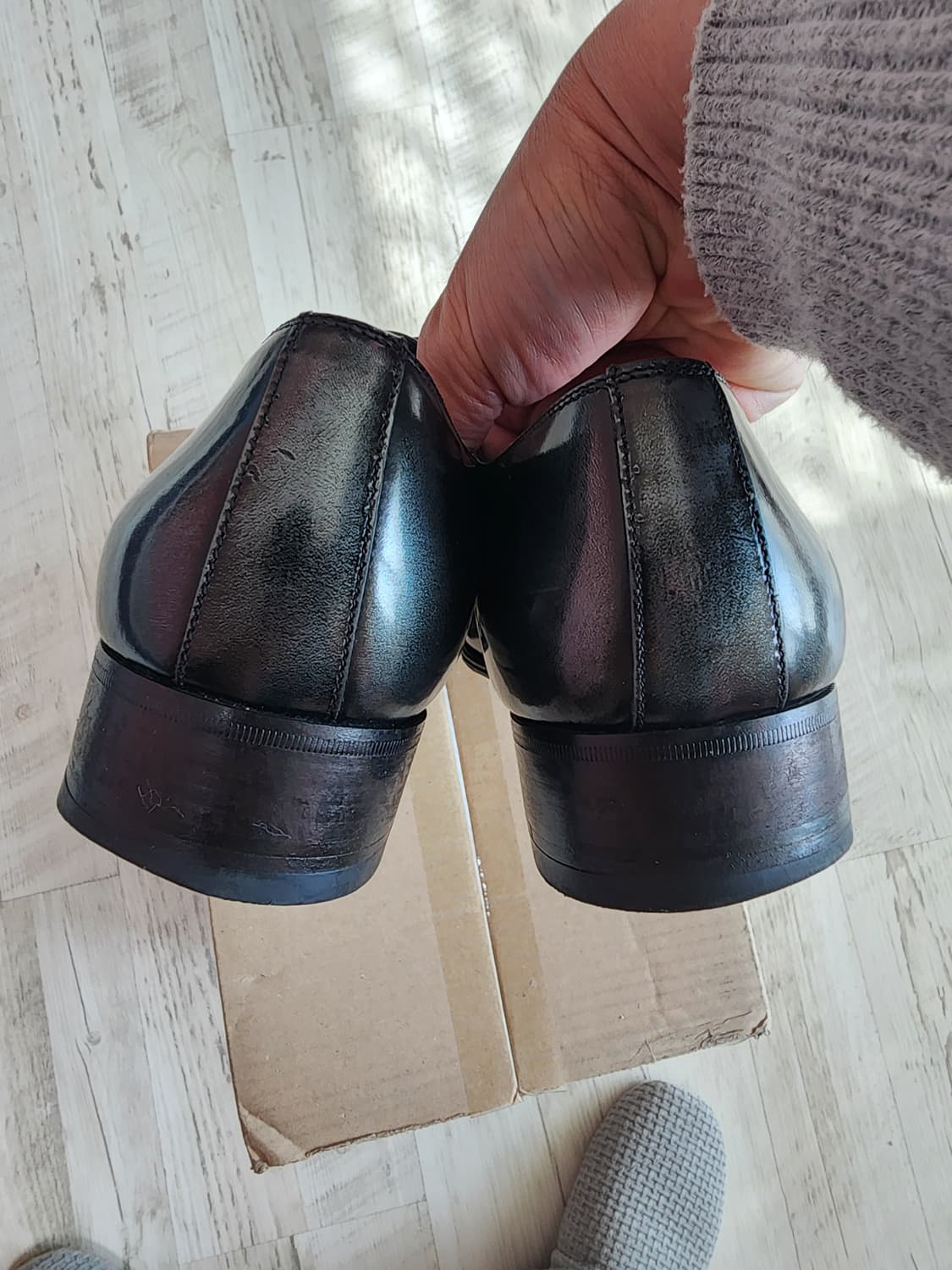 Dior 디올 더비 슈즈 팜. 9E(270~275)사이즈 구두 상품이미지4