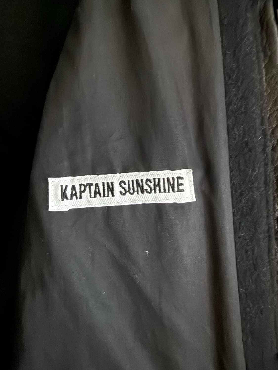 캡틴 선샤인 어워드 자켓 23fw black 42사이즈 상품이미지5