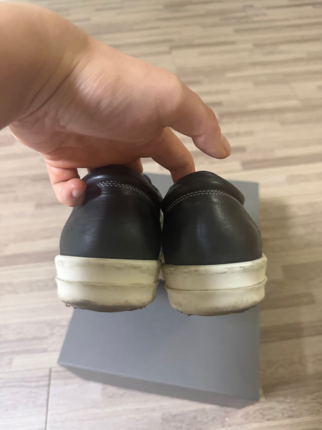 릭오웬스 포터빌 빈티지 스니커브 다크 더스트 밀크 42 상품이미지2