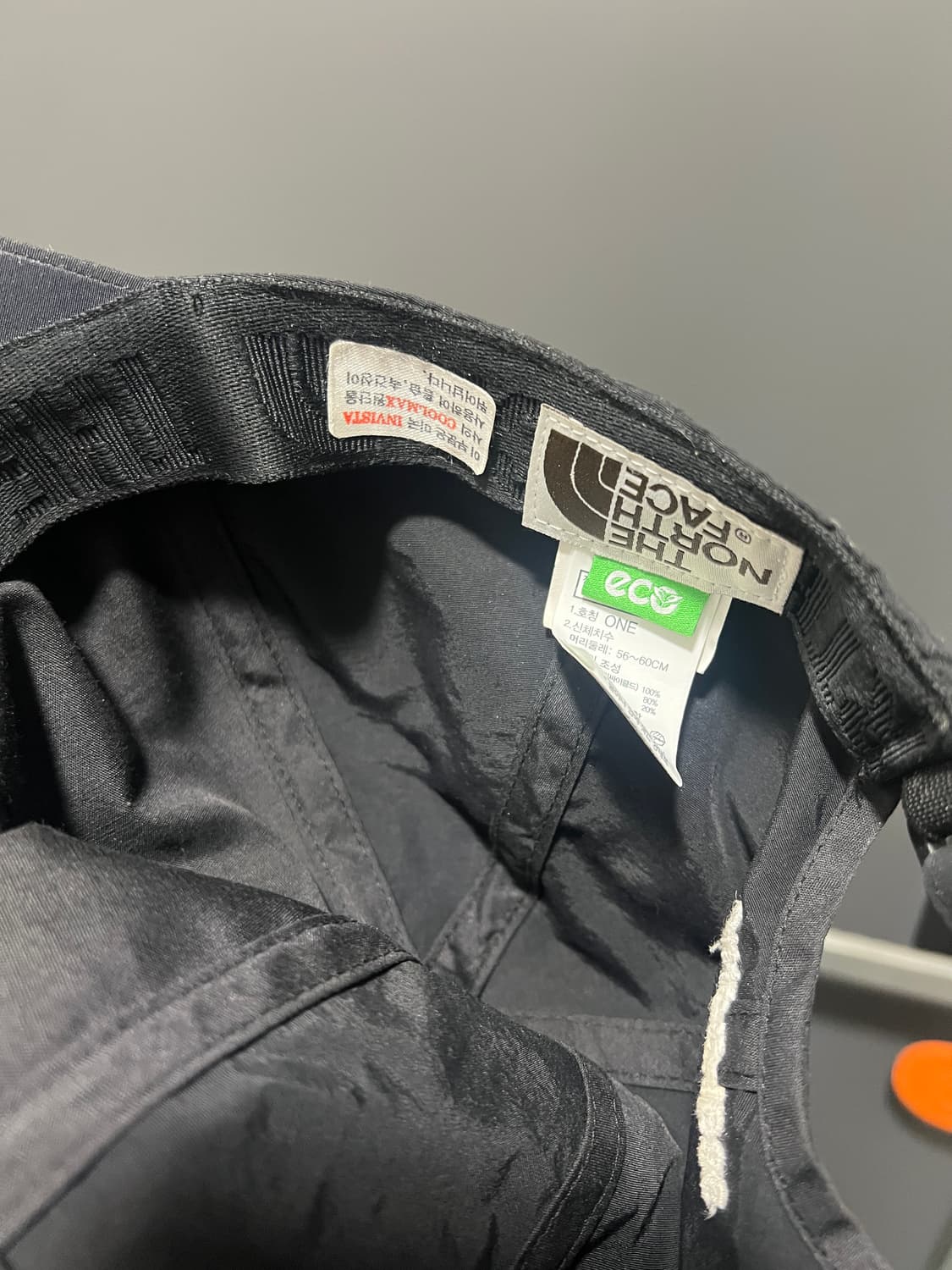 노스페이스 블랙/핑크 나일론볼캡 상품이미지3