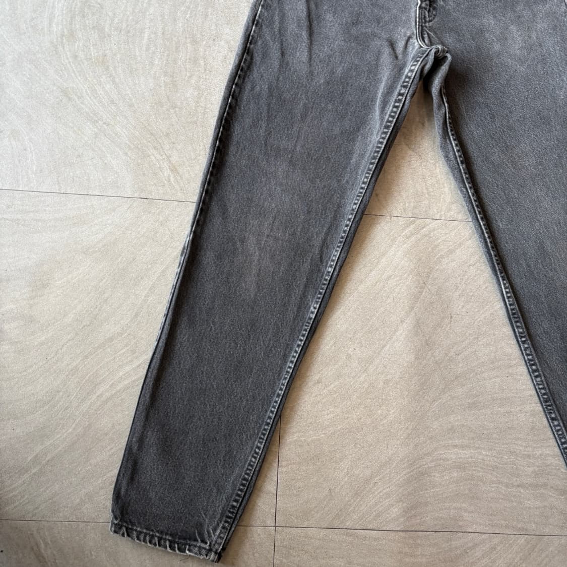 94년 미국 생산 리바이스 550데님 오렌지탭 블랙 팬츠 상품이미지2