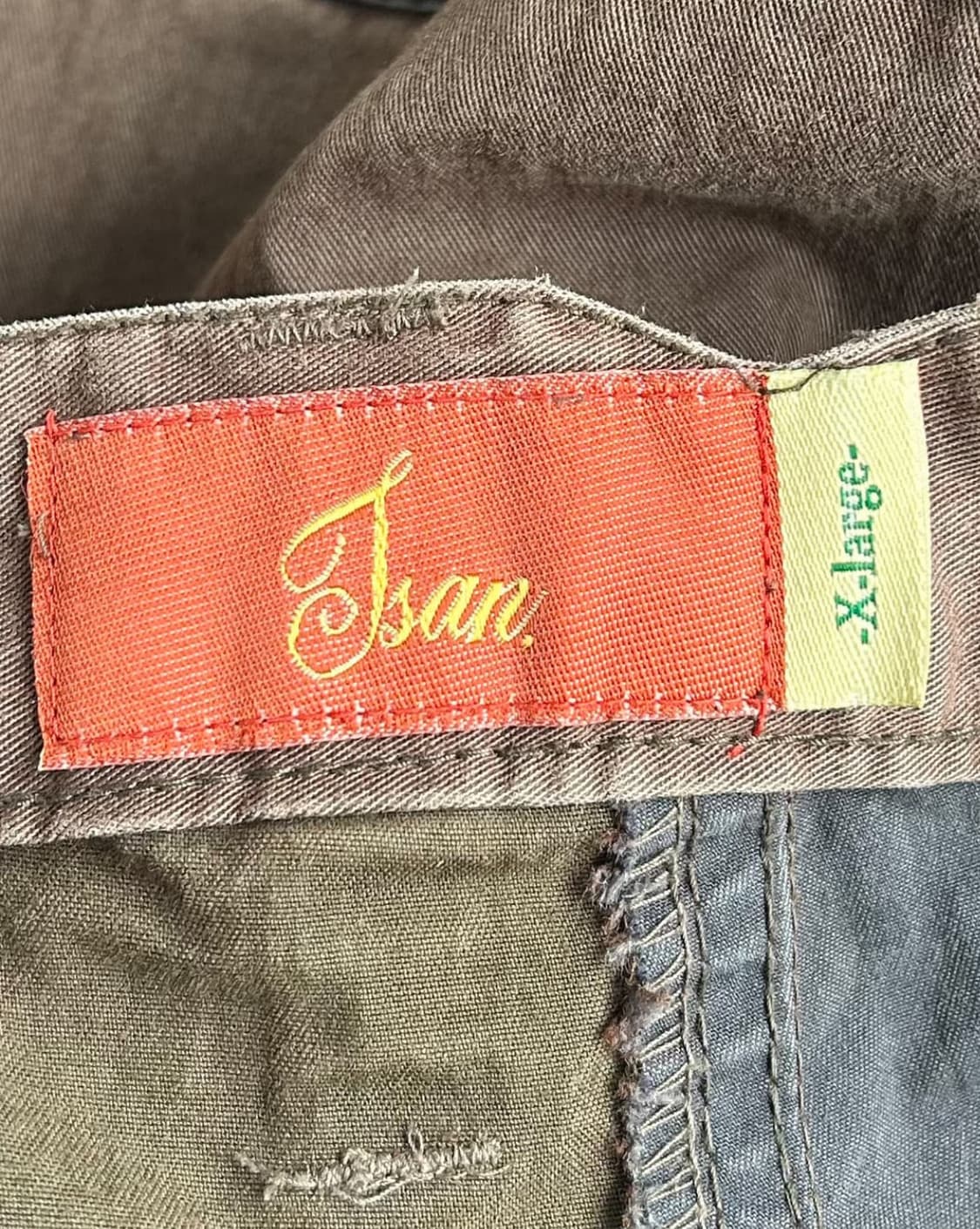 Tsan 크레이지 패치워크 코튼 팬츠 상품이미지6