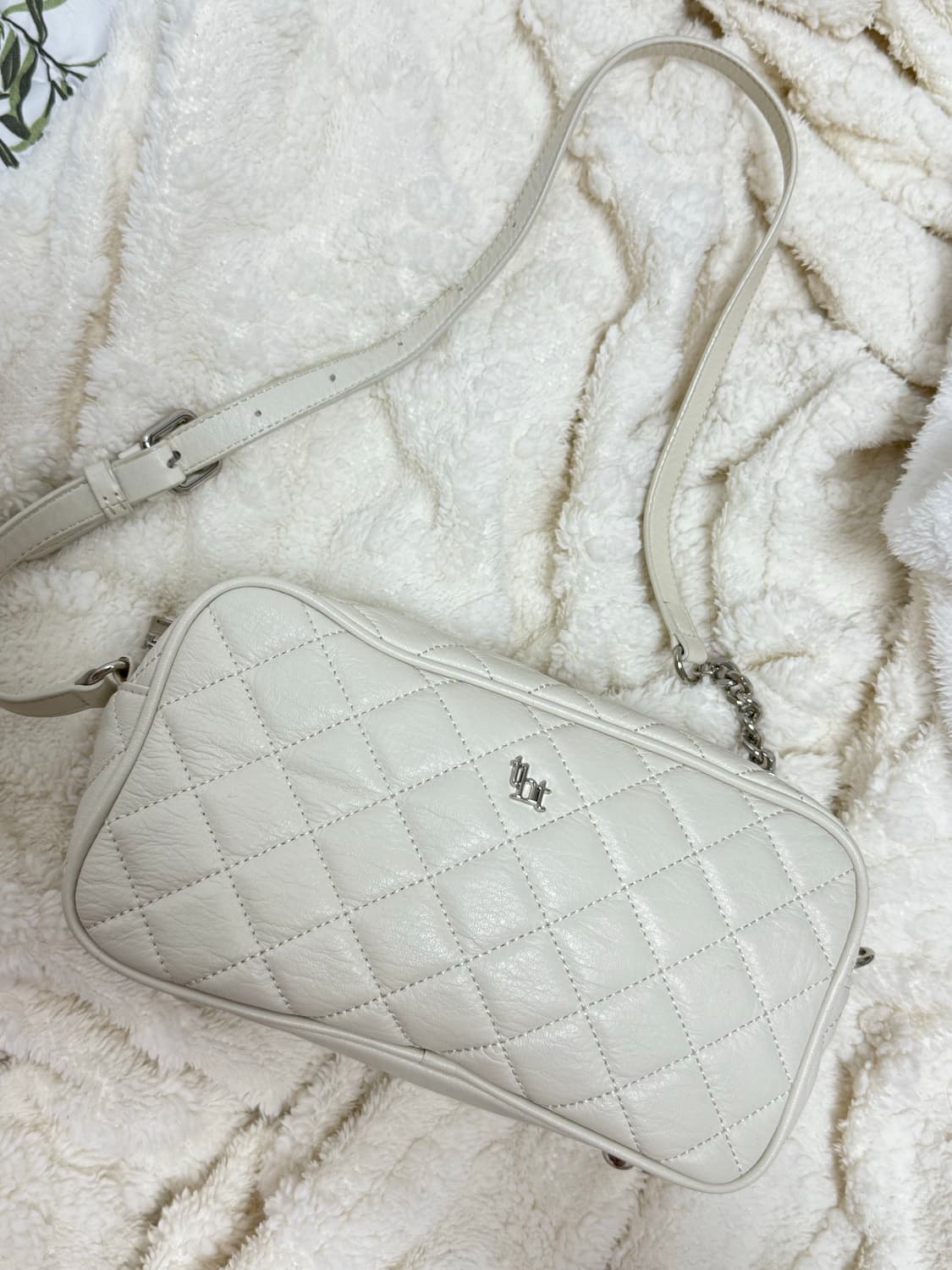 쓰리타임즈 카메라백 아이보리 상품이미지2