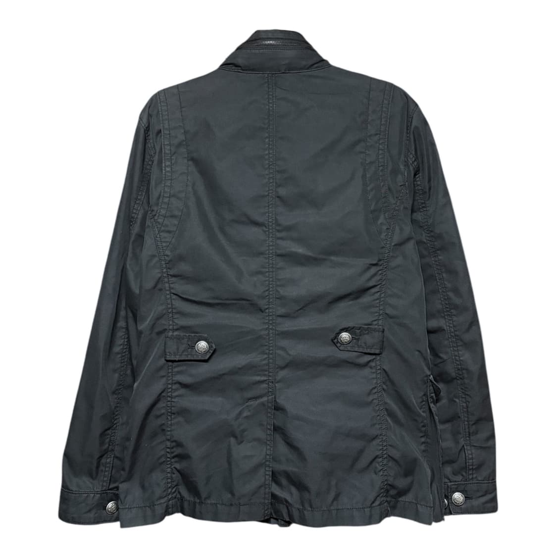 [POLHAM] 빈티지 폴햄 블랙 코튼 메탈 헌팅 자켓 L 상품이미지3