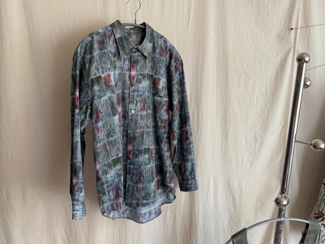 Demain Clair 모자이크 타일 셔츠 상품이미지2