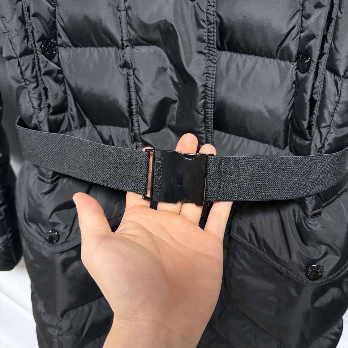 [S급/0] 몽클레어 클로에 여성패딩 블랙 라쿤퍼 풀구성 끌로에 상품이미지6