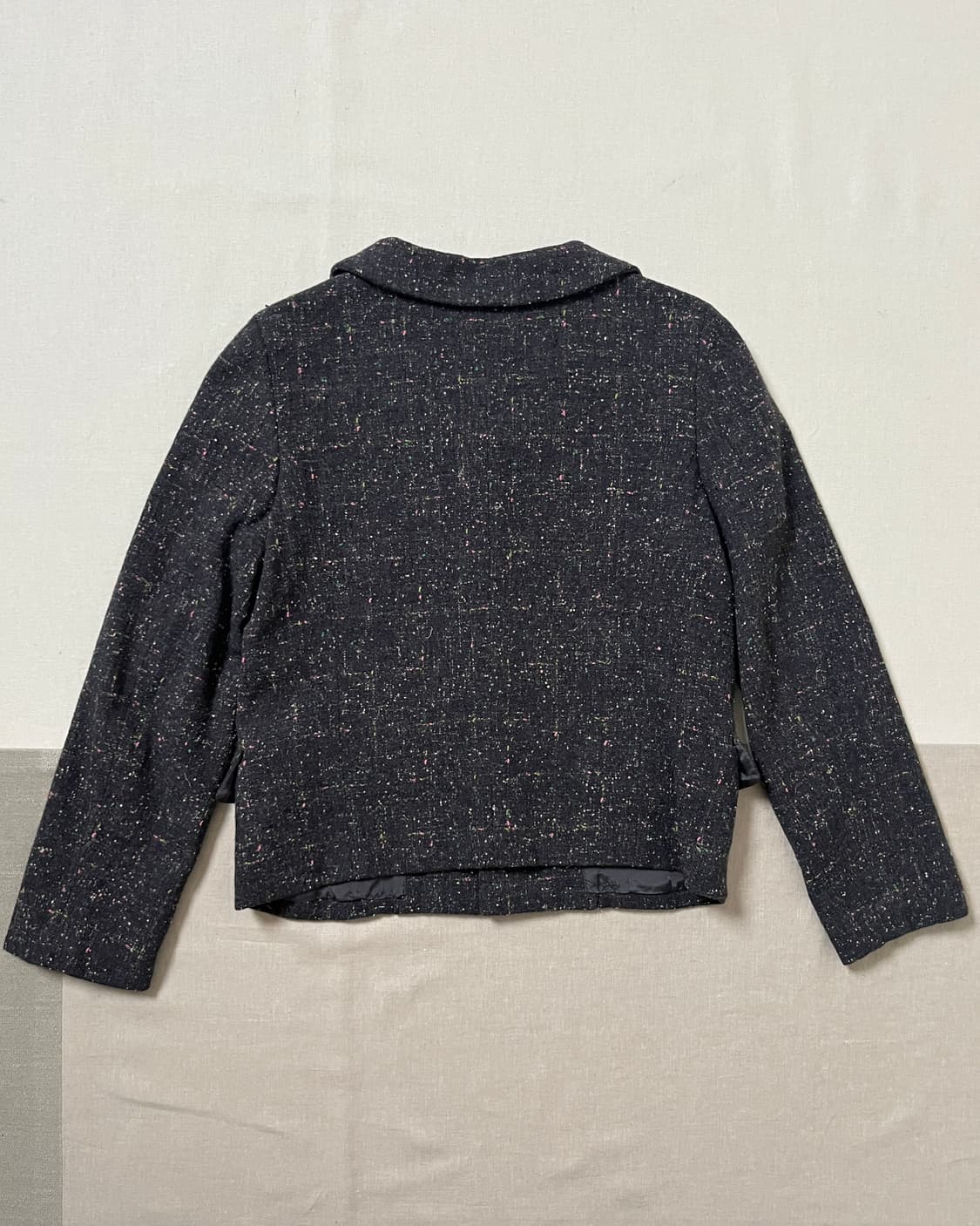 꼼데가르송 트위드 자켓 네프 울 comme des garcons 상품이미지2