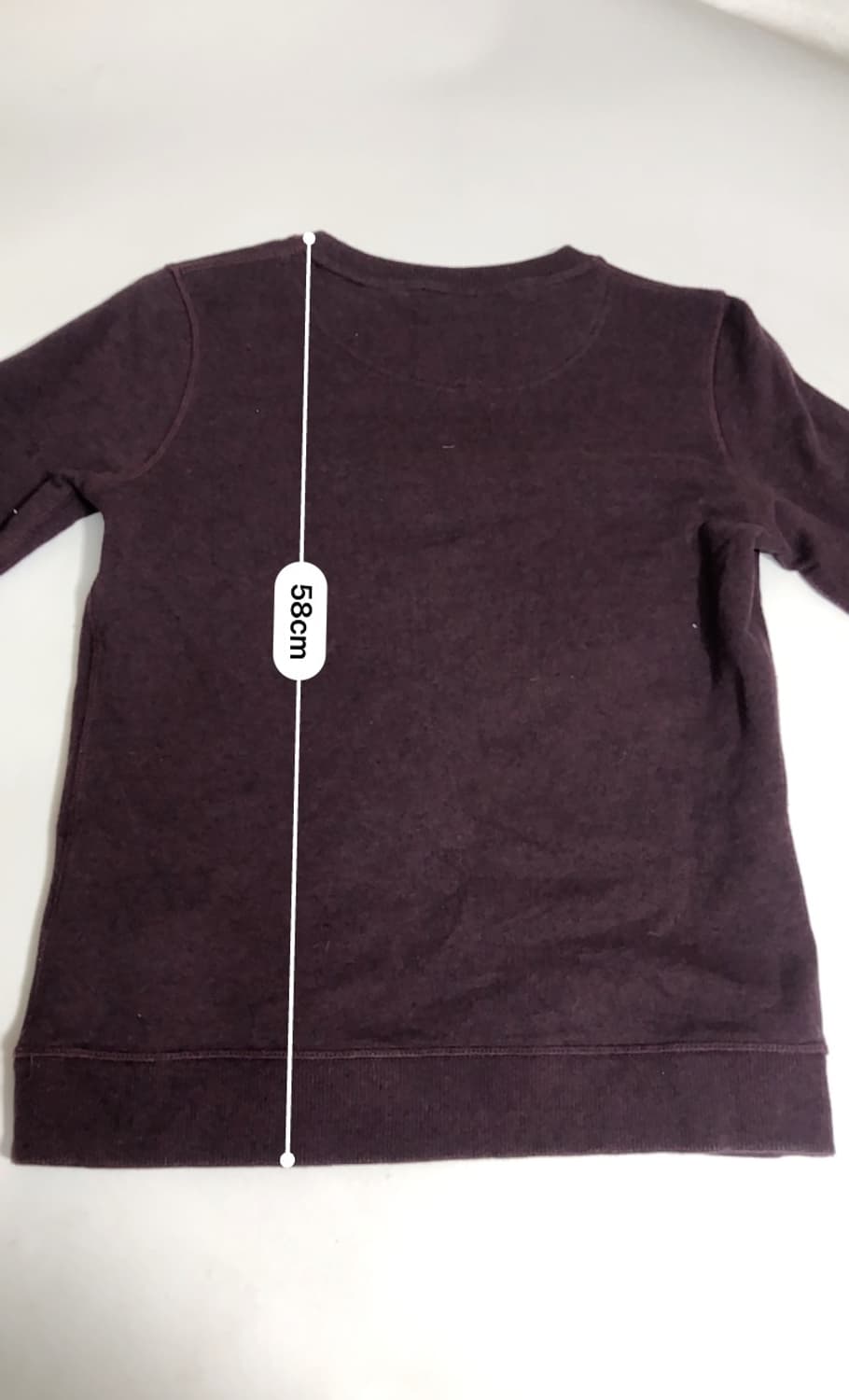 겐조 맨투맨 버건디 S (한글택) 상품이미지7