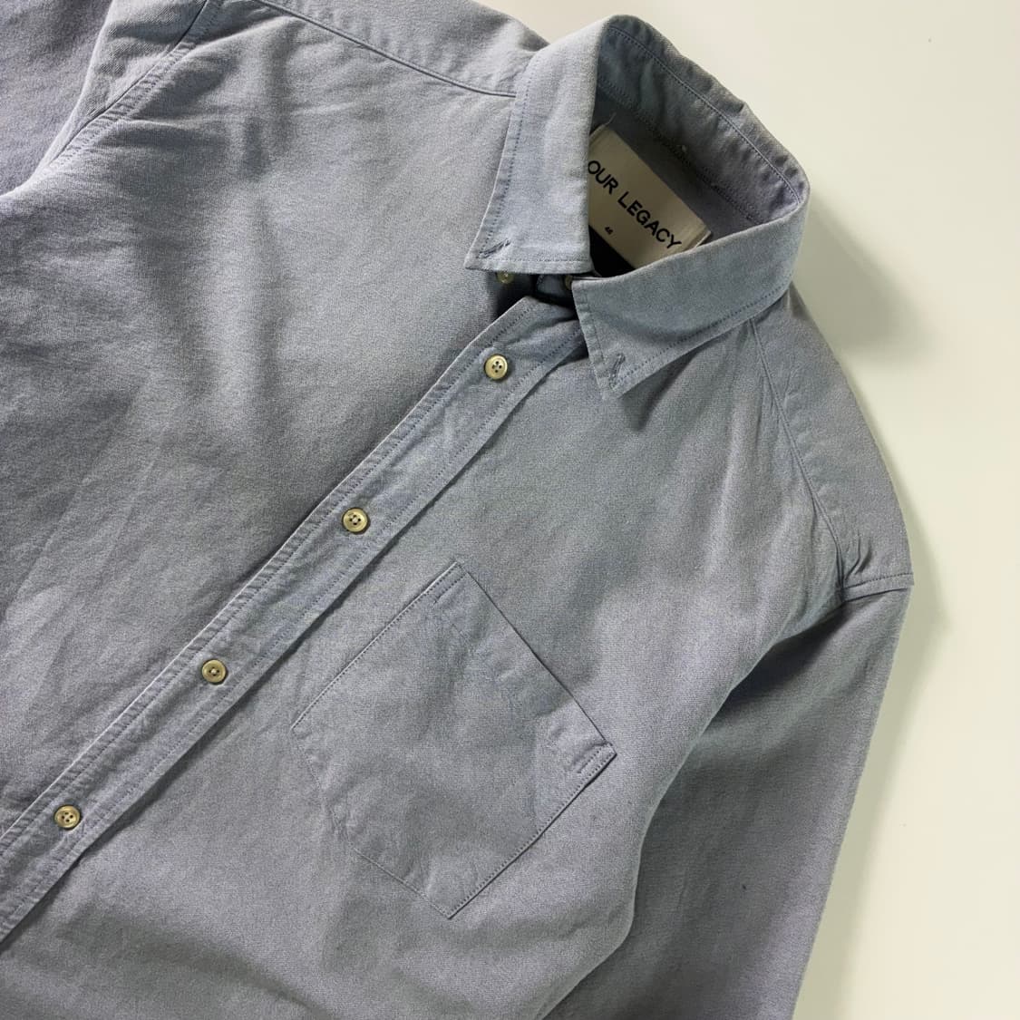Our legacy  아워레거시 코튼 소라 옥스퍼드 셔츠  상품이미지3