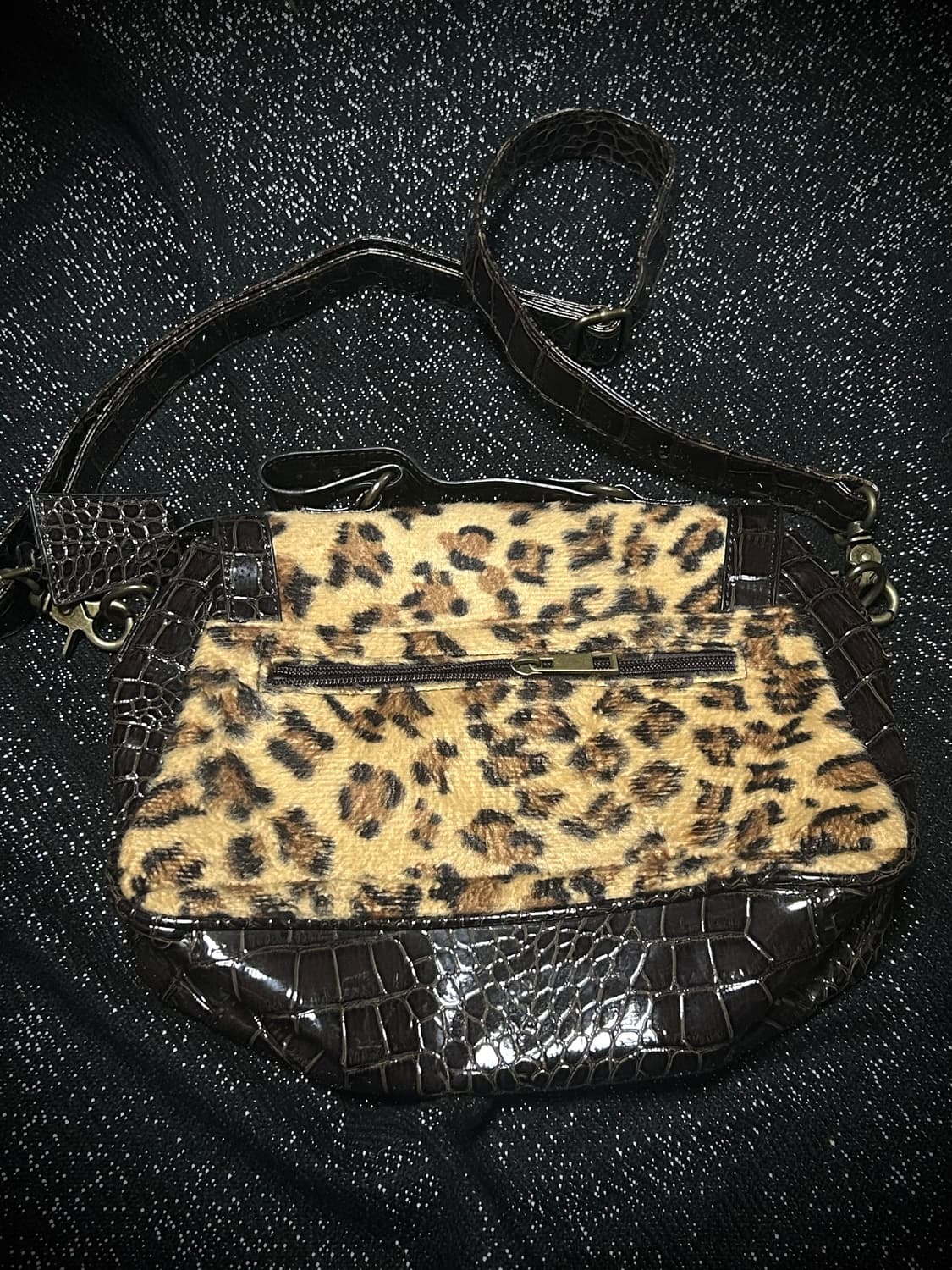 2000s JPN 갸루 레오파드 크로스백 상품이미지2