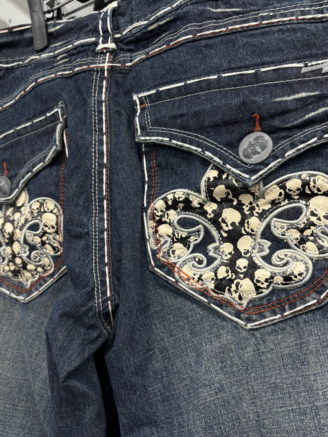 라구나비치 Y2K 스컬 데님팬츠 상품이미지8