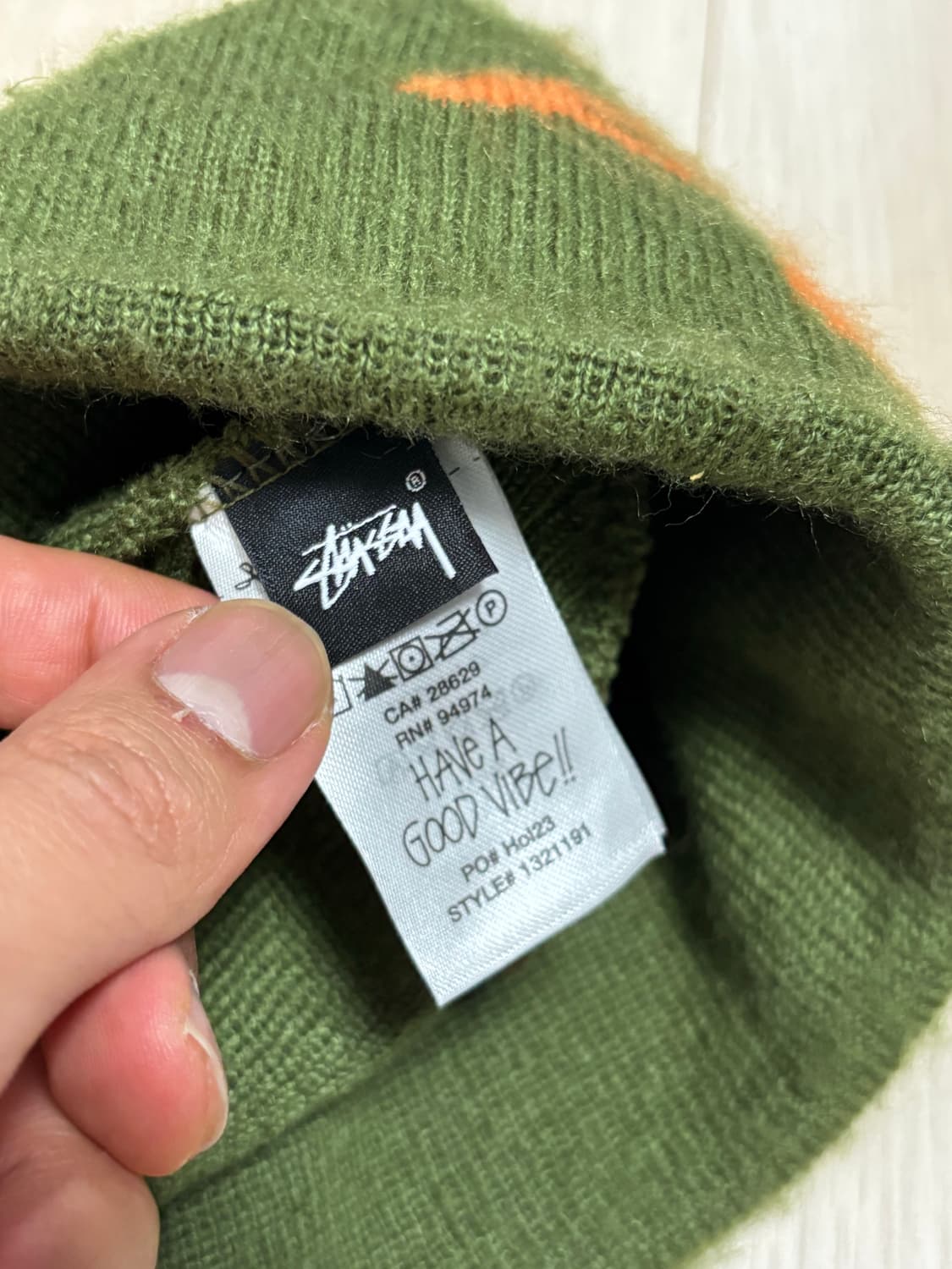 스투시 브러쉬드 아웃 스탁 스컬캡 비니  상품이미지3