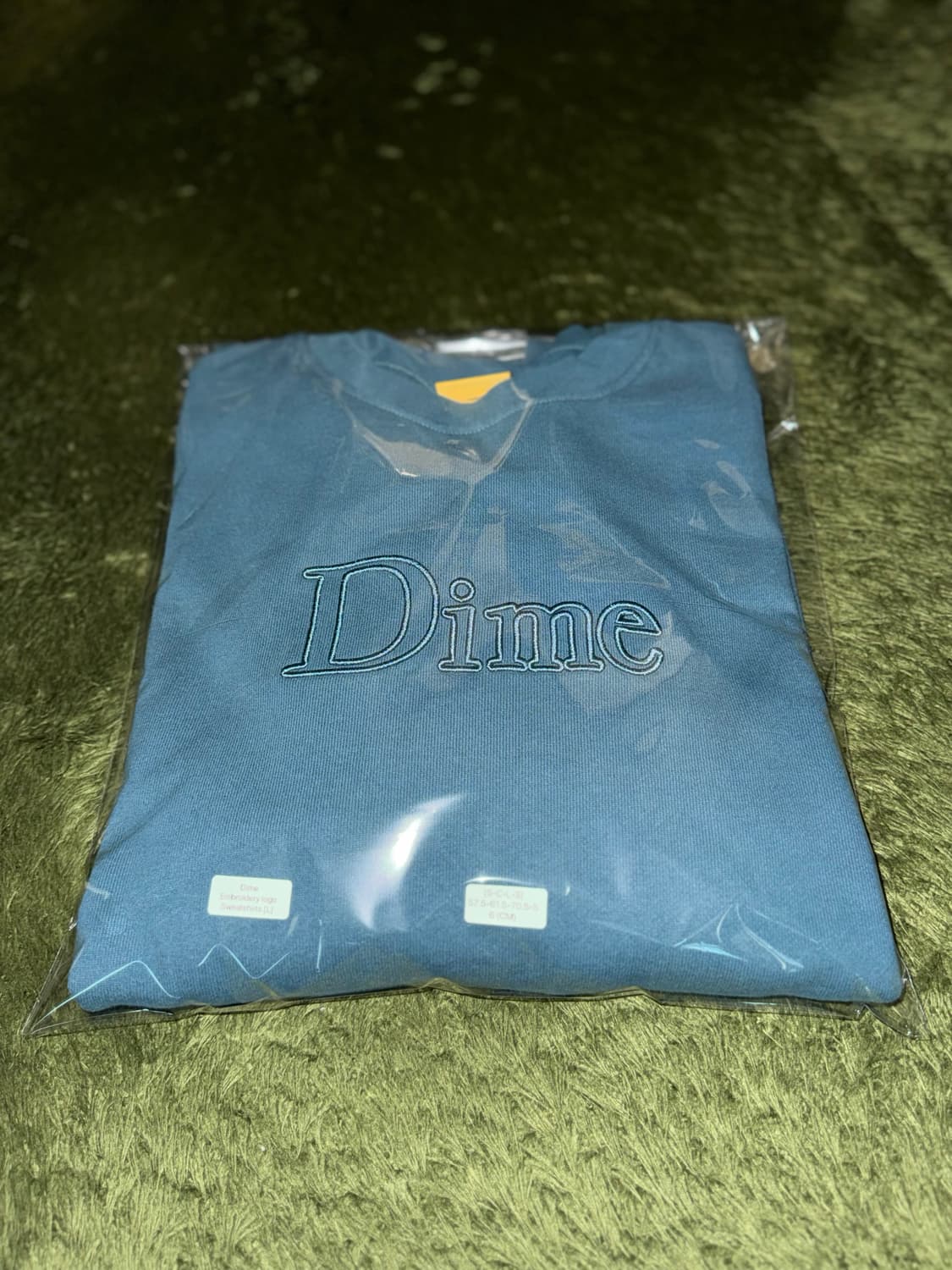 [L] DIME 다임 아웃라인 엠브로이더리 로고 스웻셔츠 틸 상품이미지10