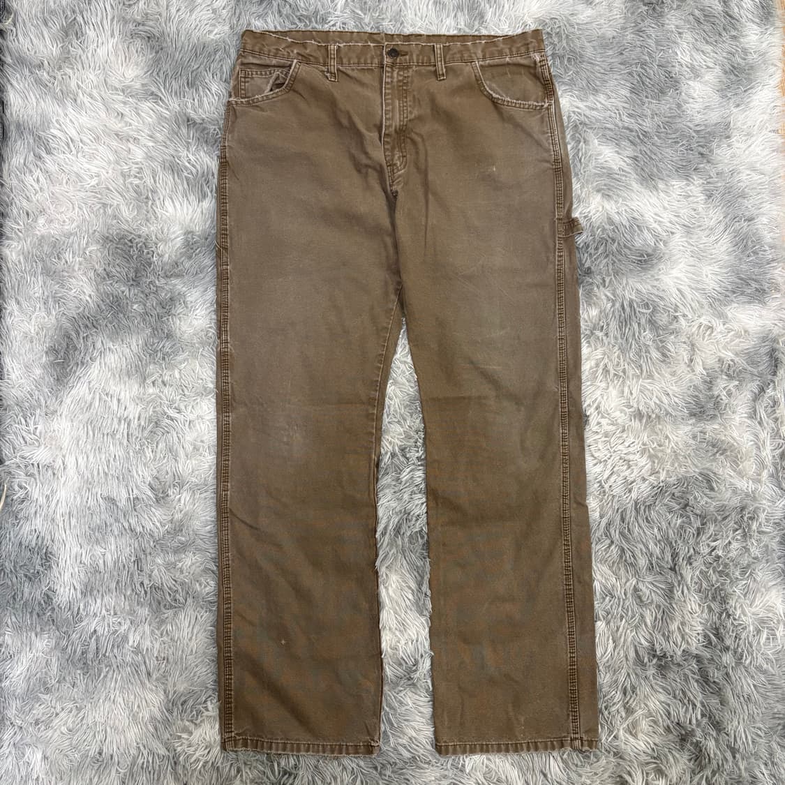 빈티지 디키즈 카펜터 팬츠 다크브라운 상품이미지3