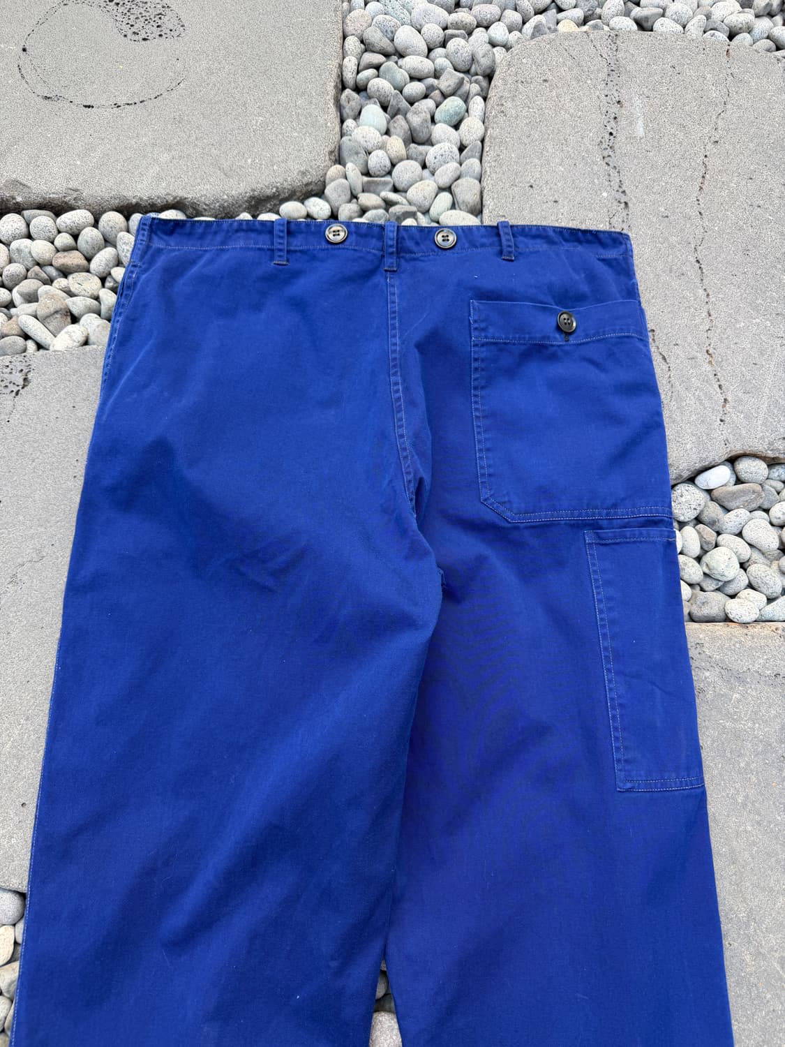 1970s FRIENDSHIP NAVY INK BLUE 프렌치워크팬츠 상품이미지7