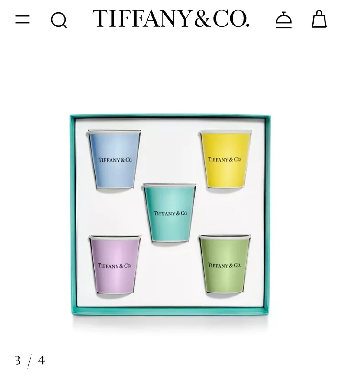 티파니앤코 컬러 컵 세트 상품이미지1