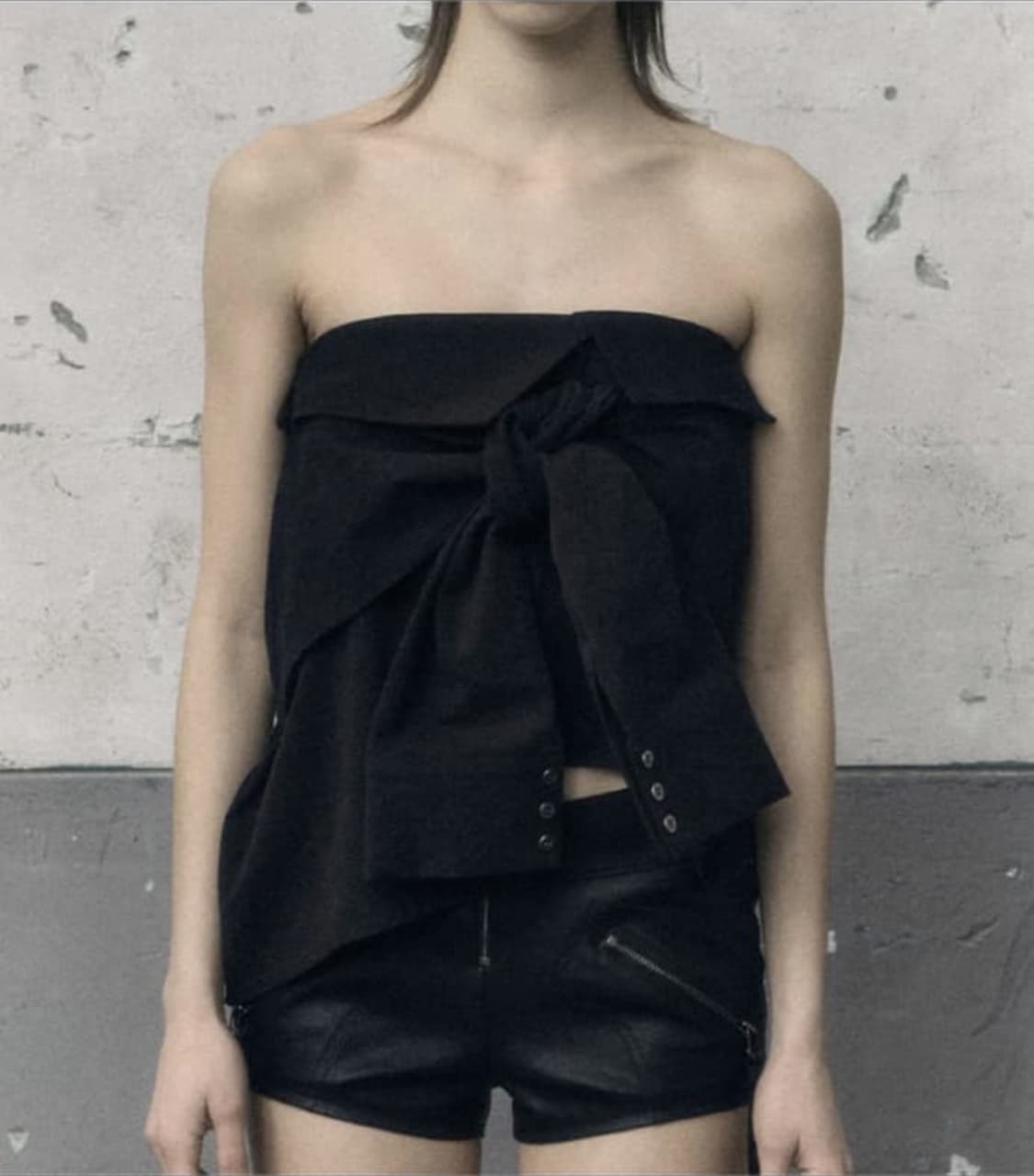 보헤미안서울 언발란스 셔츠 스커트 레이어드 치마 윤비누 상품이미지2