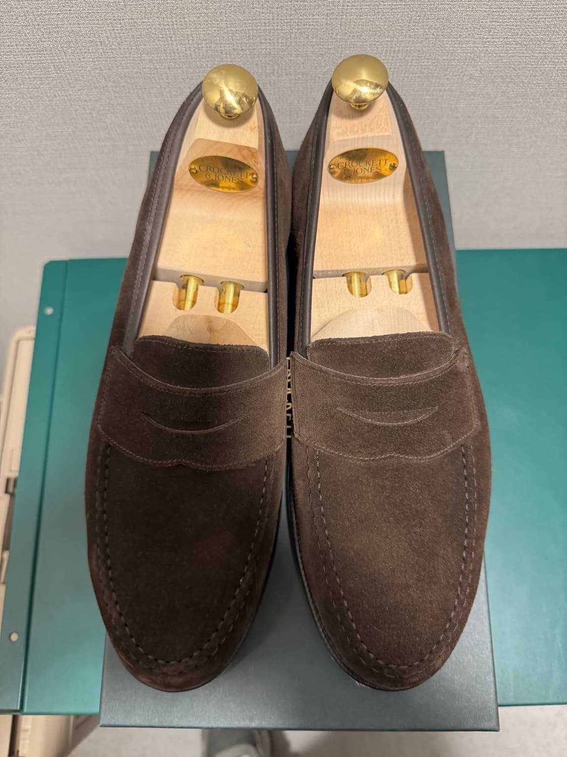 크로켓앤존스 보스턴 스웨이드 로퍼 다크 브라운 UK9 상품이미지2