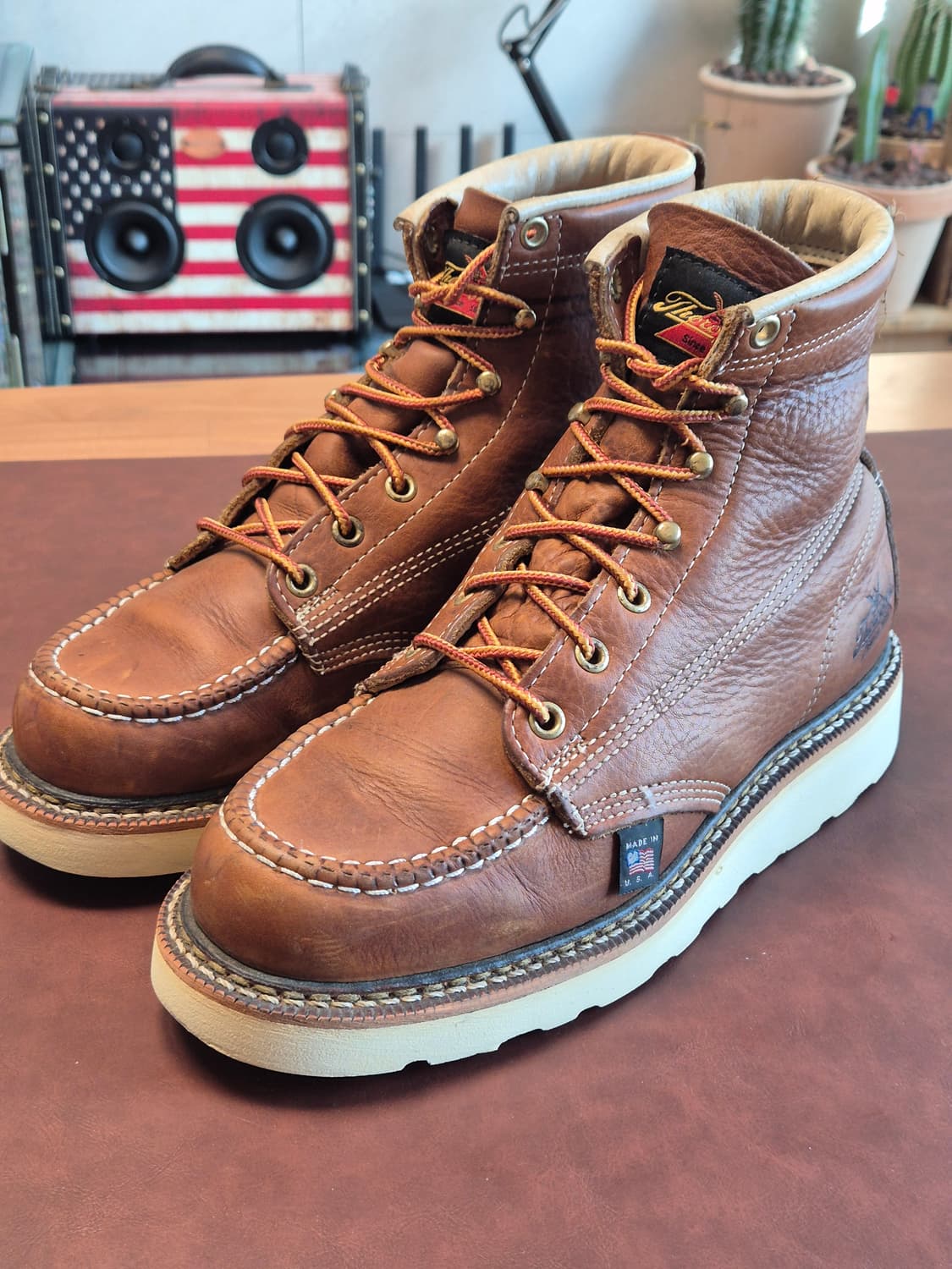 실착용1회  250-255(7D.US) 쏘로굿6인치 목토부츠  상품이미지1