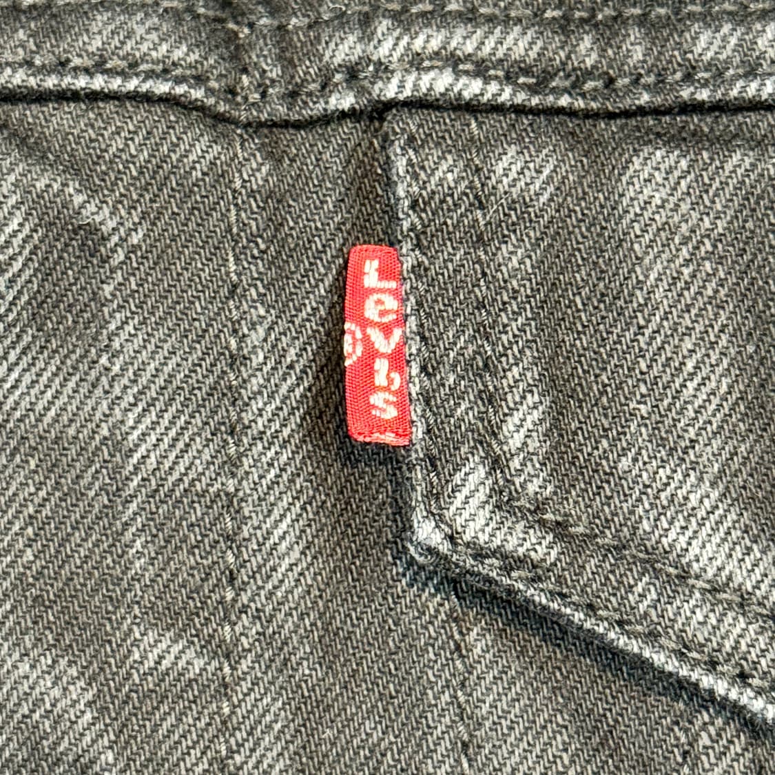 S) 리바이스 3세대 블랙 데님 흑청 자켓 상품이미지4