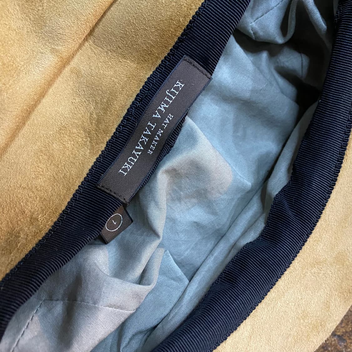 키지마타카유키 고트 스웨이드 캡 상품이미지7