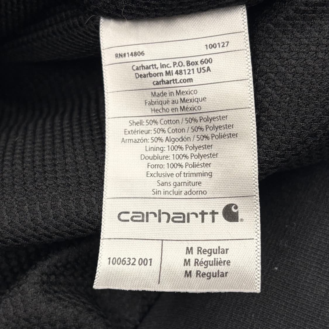 M 칼하트 레인디펜더 써멀 후드 집업 상품이미지5