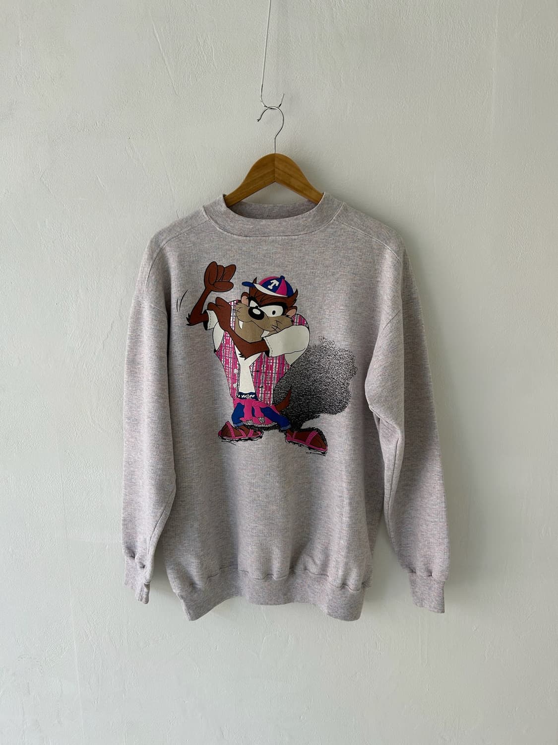 90' Warner bros Taz USA Sweatshirt.  상품이미지1