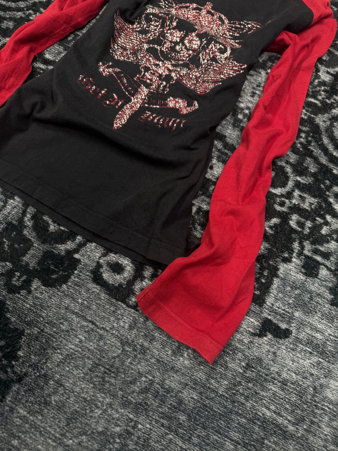 Spinash 00s y2k printing cut sew 상품이미지5