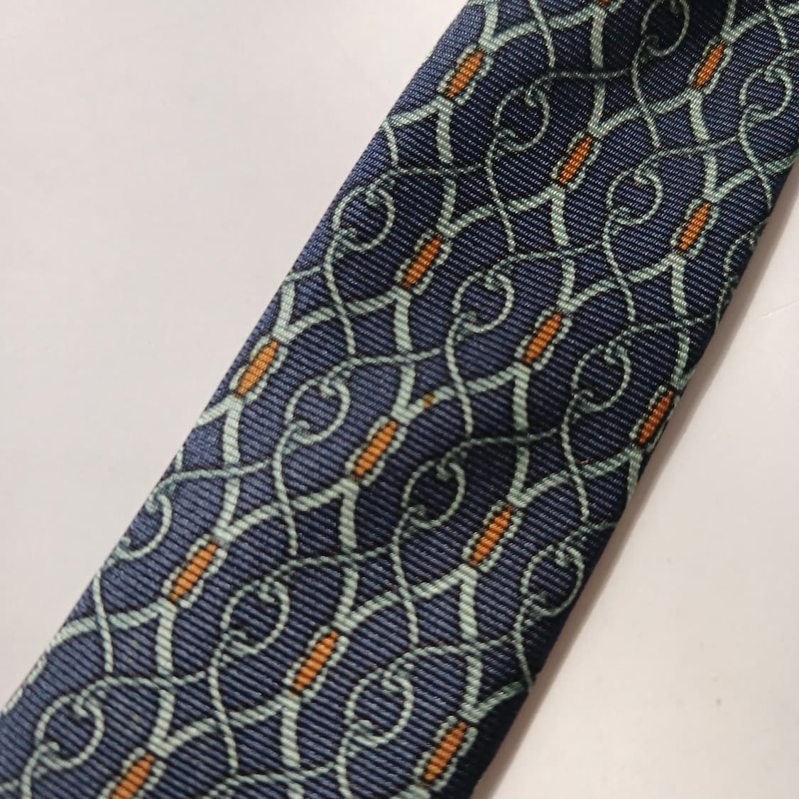 피에르 발망 넥타이 네이비 패턴 A+~A등급 E898
 상품이미지10