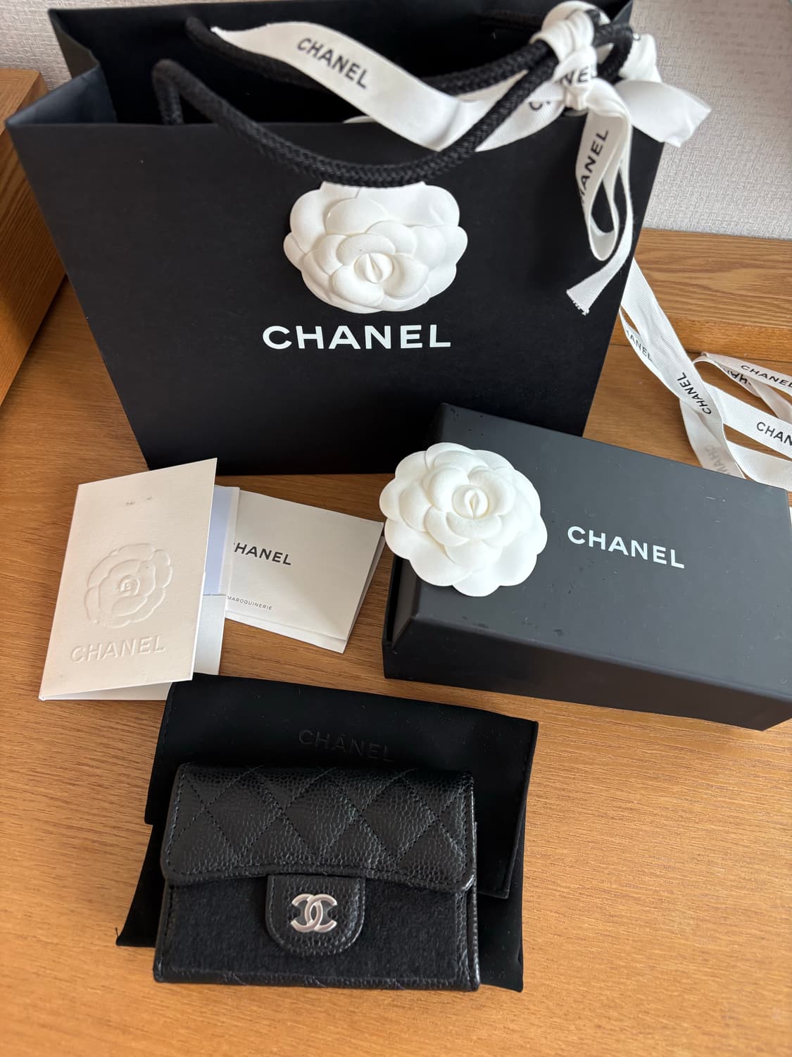 샤넬 카드지갑 은장 상품이미지1