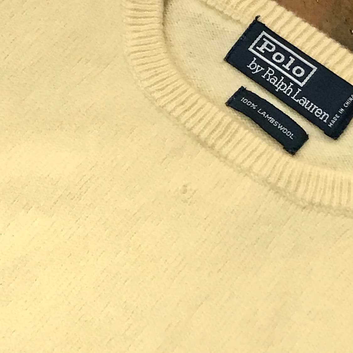 폴로랄프로렌 아이보리 램스 울 니트 남성 102 여성 프리사이즈 상품이미지4